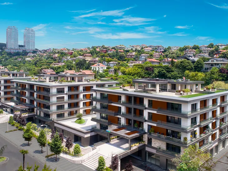 İzmir Urla lüks villa dış cephe tasarımı projesi